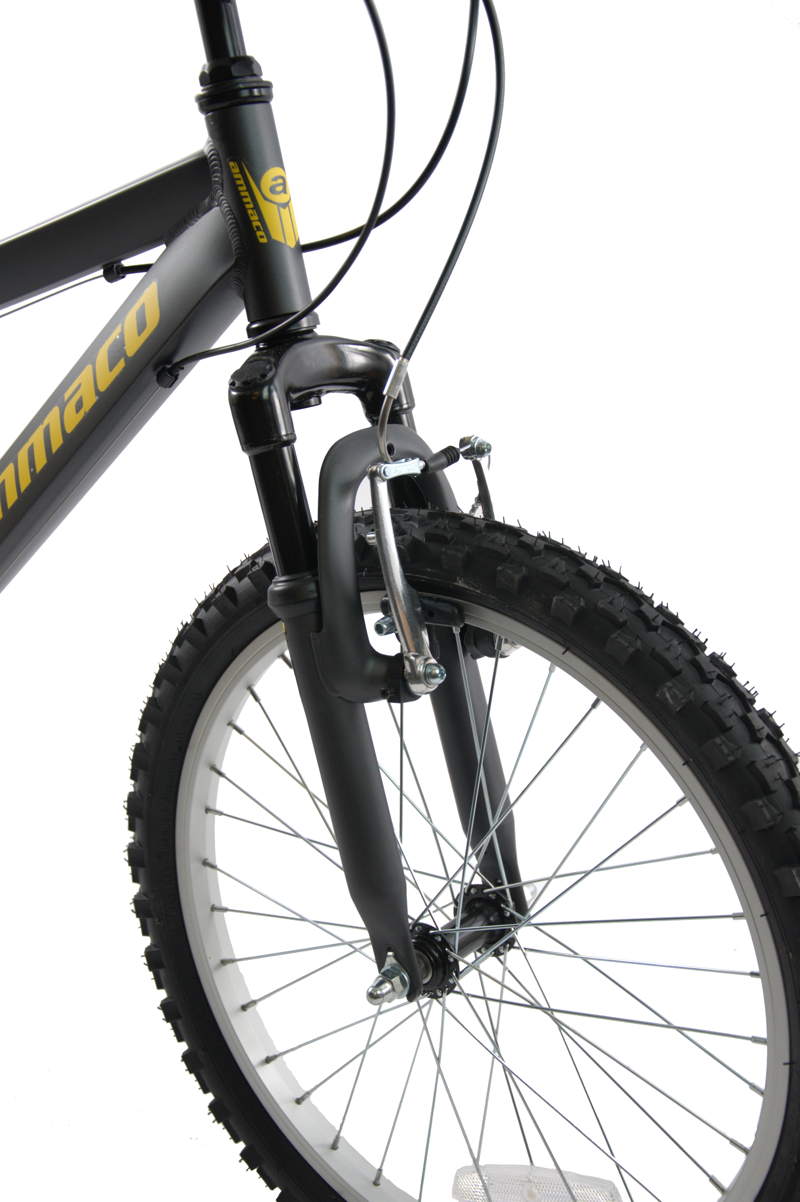 Ammaco Bandit 20 Inch Wheel Kids Mountain Bike Grey-5